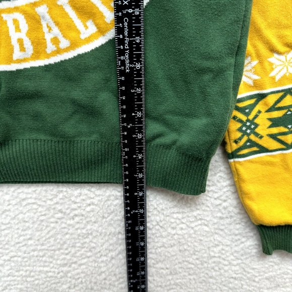 Green Bay Packers Ugly Christmas Sweater Mens M Medium NFL Team Apparel Pullover - Picture 8 of 10
